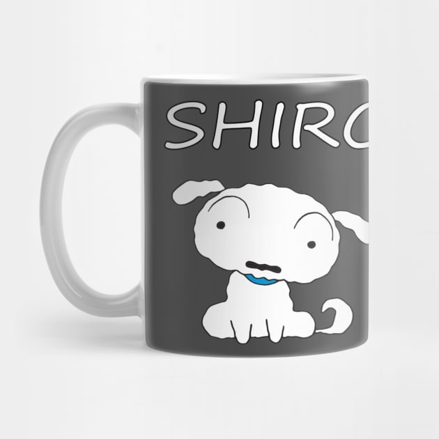 Shiro Shinchan pet dog Crayon Shin chan by LOVILOVI